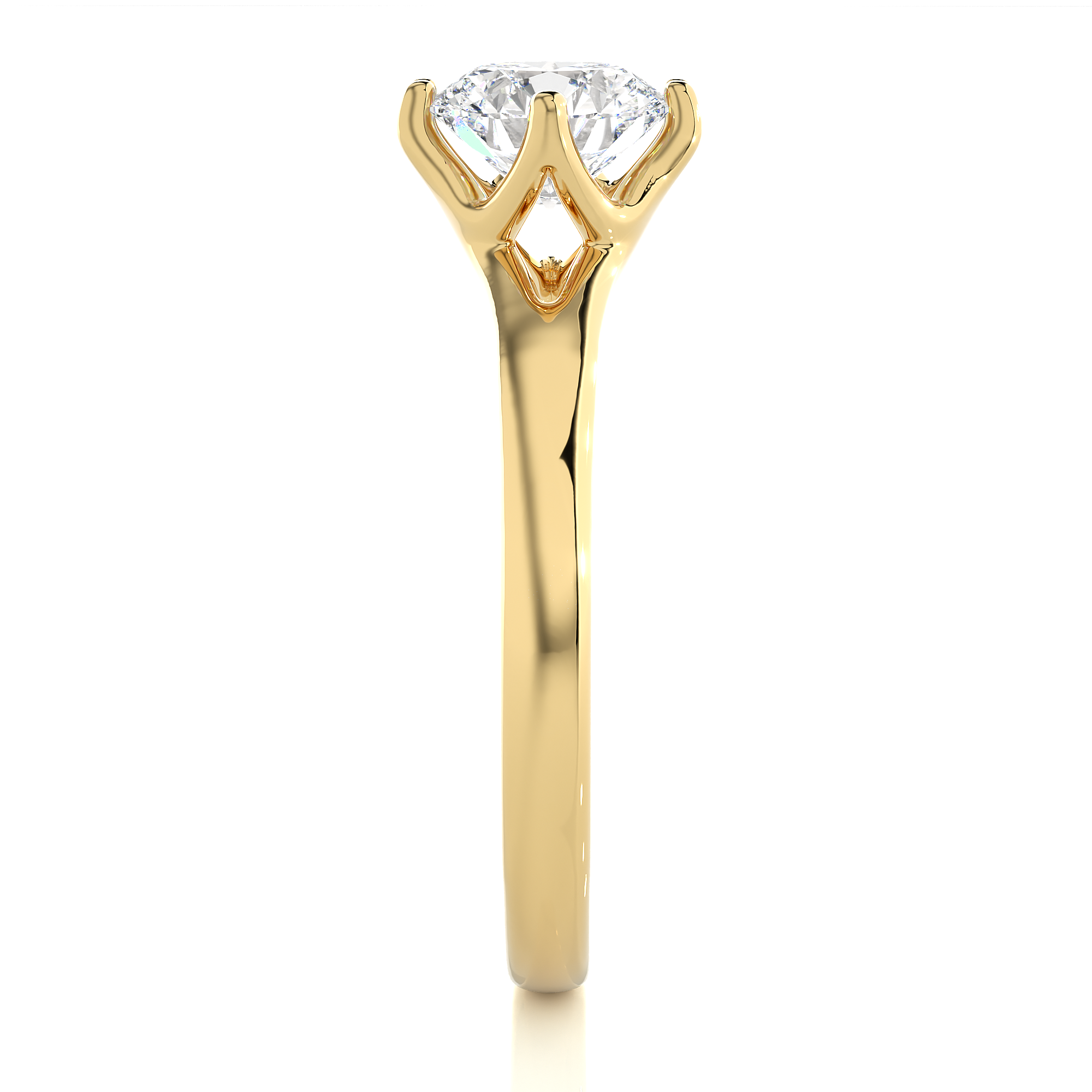 1.08 Carat G Color VS1 Clarity Diamond Studded Natural Diamond Ring.